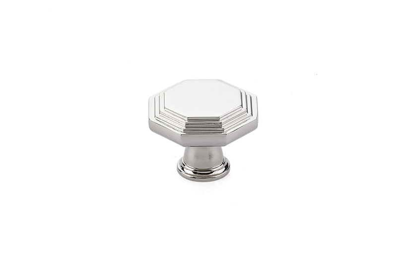 Emtek Midvale Cabinet Knob, 1 3/4" in Lifetime Polished Nickel finish