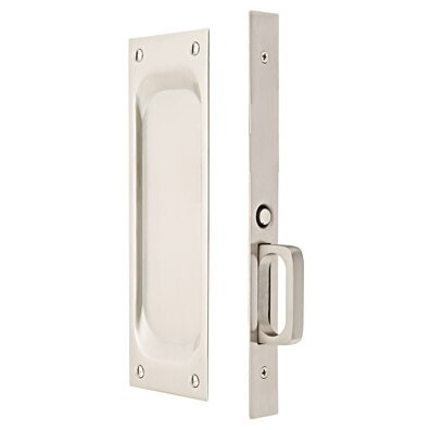 Emtek Passage Classic Pocket Door Mortise Lock in Satin Nickel finish