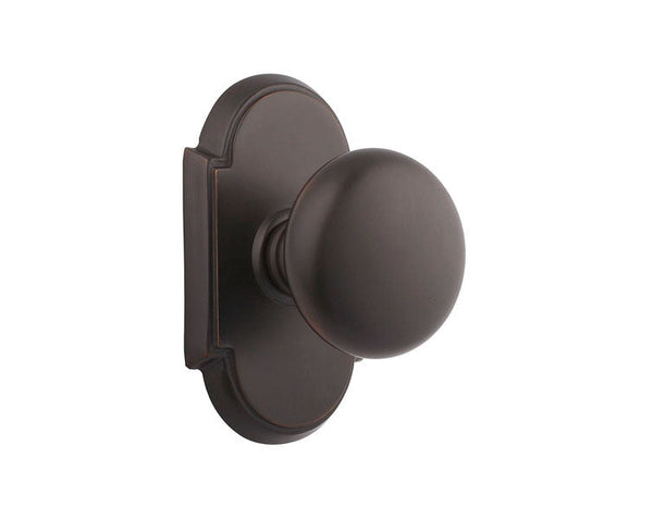 Emtek Passage Providence Knob With #8 Rosette in Oil Rubbed Bronze finish