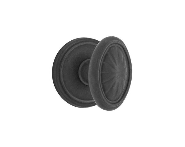 Emtek Privacy Parma Knob With #12 Rosette in Flat Black Bronze Patina finish