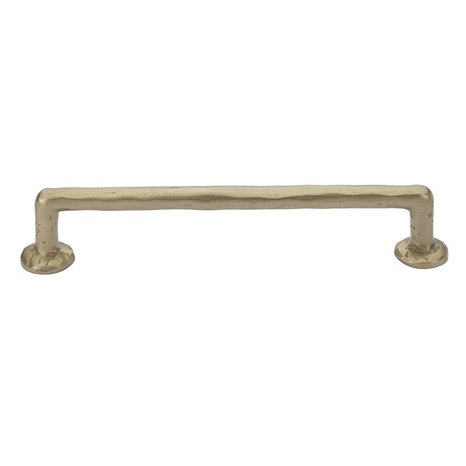 Emtek Rod Bronze Door Pull, 12" Center to Center in Tumbled White Bronze finish