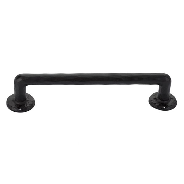 Emtek Rod Bronze Door Pull, 15" Center to Center in Flat Black Bronze Patina finish