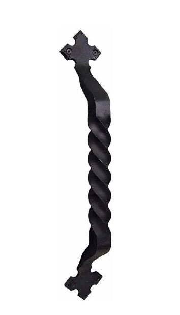 Emtek San Carlos 18" Long Door Pull in Flat Black Steel finish