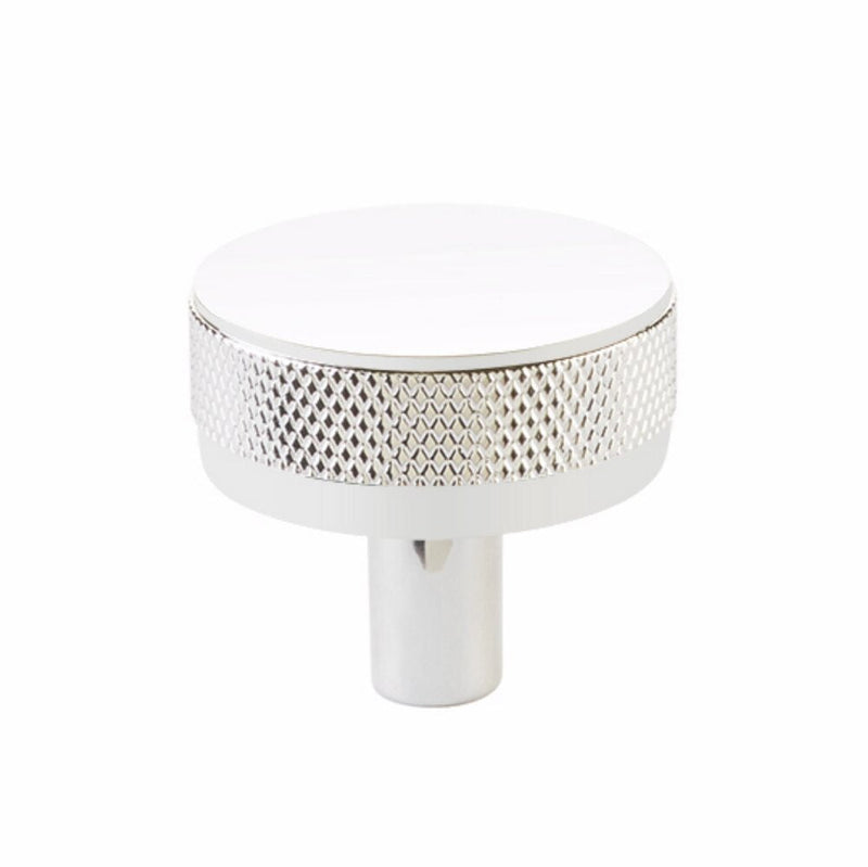 Emtek Select Conical Knurled Cabinet Knob in Polished Chrome finish