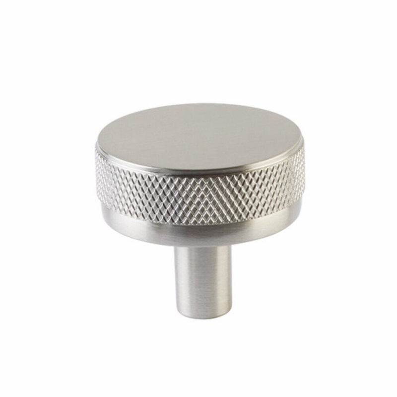 Emtek Select Conical Knurled Cabinet Knob in Satin Nickel finish