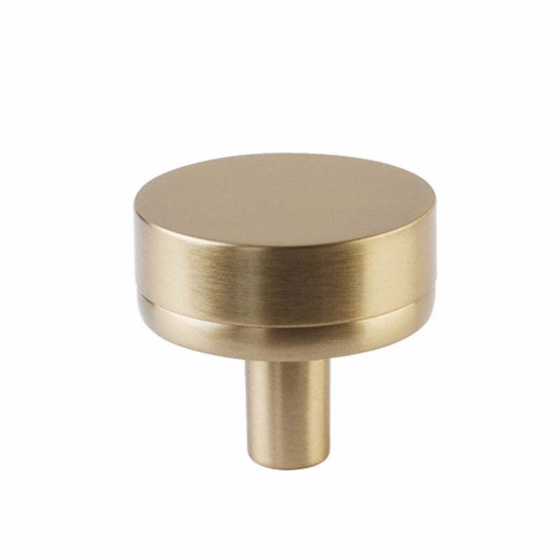 Emtek Select Conical Smooth Cabinet Knob in Satin Brass finish