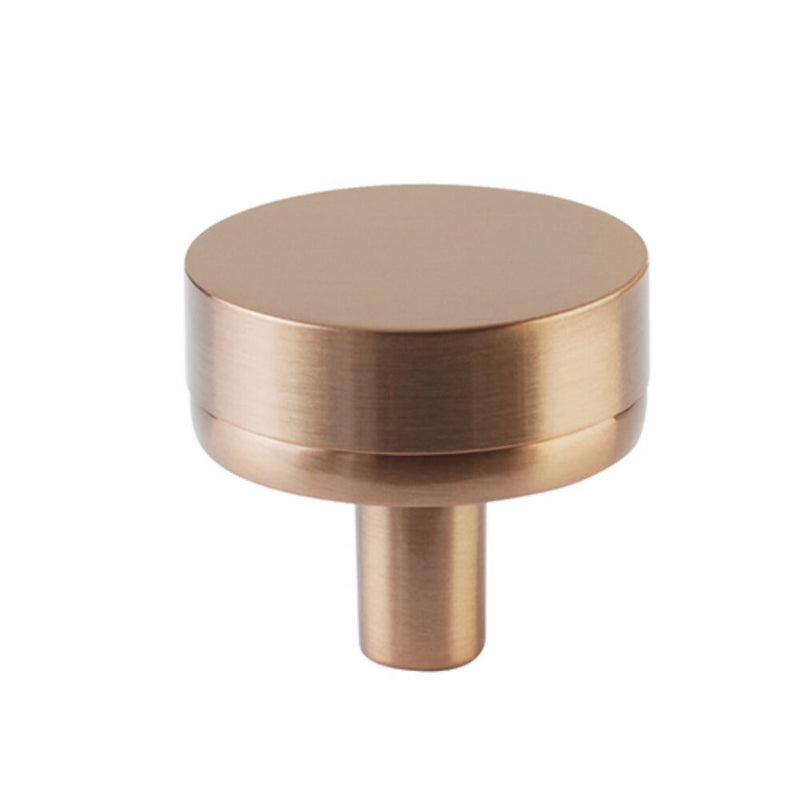 Emtek Select Conical Smooth Cabinet Knob in Satin Copper finish