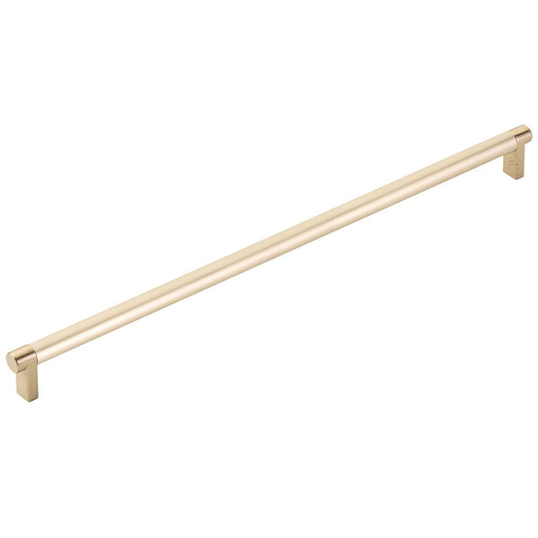 Emtek Select Rectangular Stem Smooth Appliance Pull, 18" C-to-C in Satin Brass finish