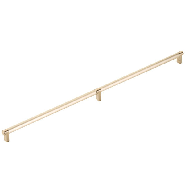 Emtek Select Rectangular Stem Smooth Appliance Pull, 24" C-to-C in Satin Brass finish