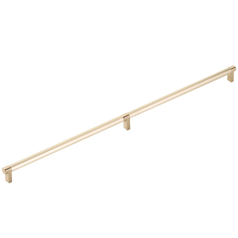 Emtek Select Rectangular Stem Smooth Appliance Pull, 24" C-to-C in Satin Brass finish