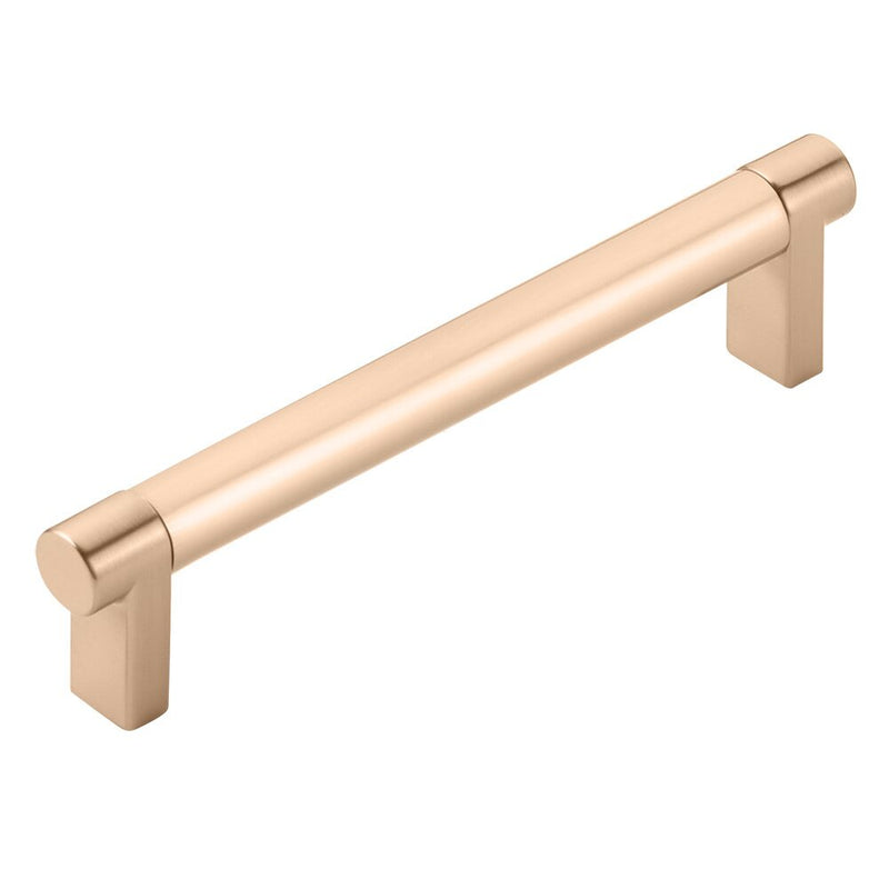 Emtek Select Rectangular Stem Smooth Cabinet Pull, 5" C-to-C in Satin Copper finish