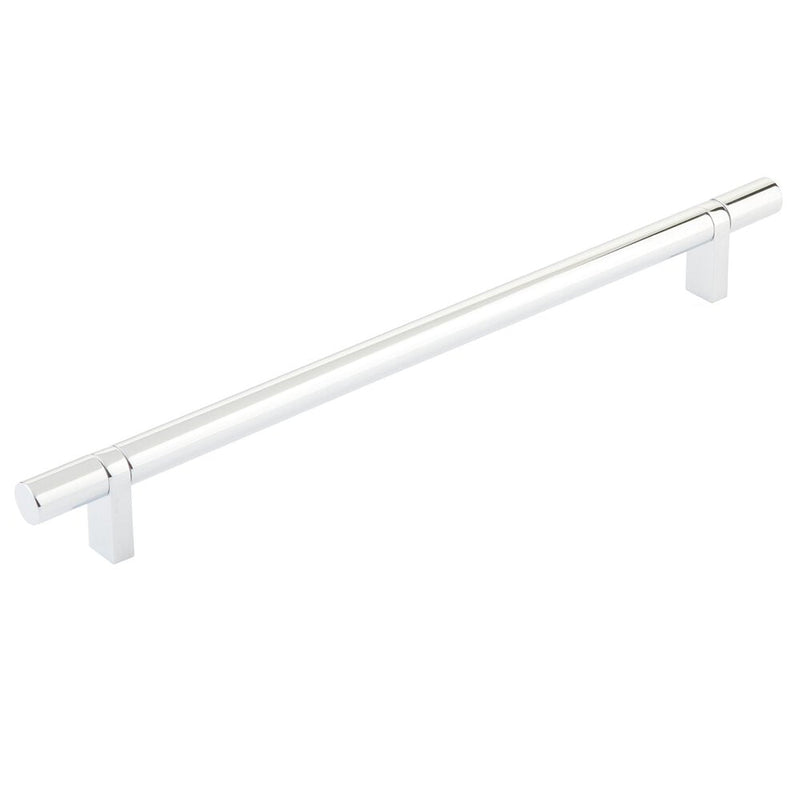 Emtek Select Smooth Cabinet Bar Pull, 10" C-to-C in Polished Chrome finish