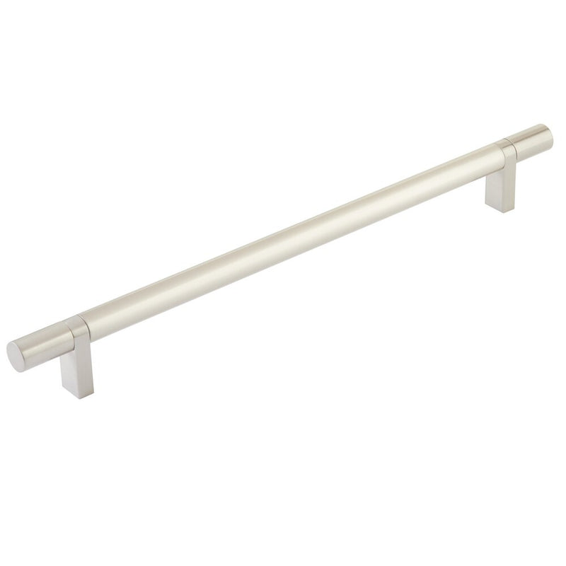 Emtek Select Smooth Cabinet Bar Pull, 10" C-to-C in Satin Nickel finish