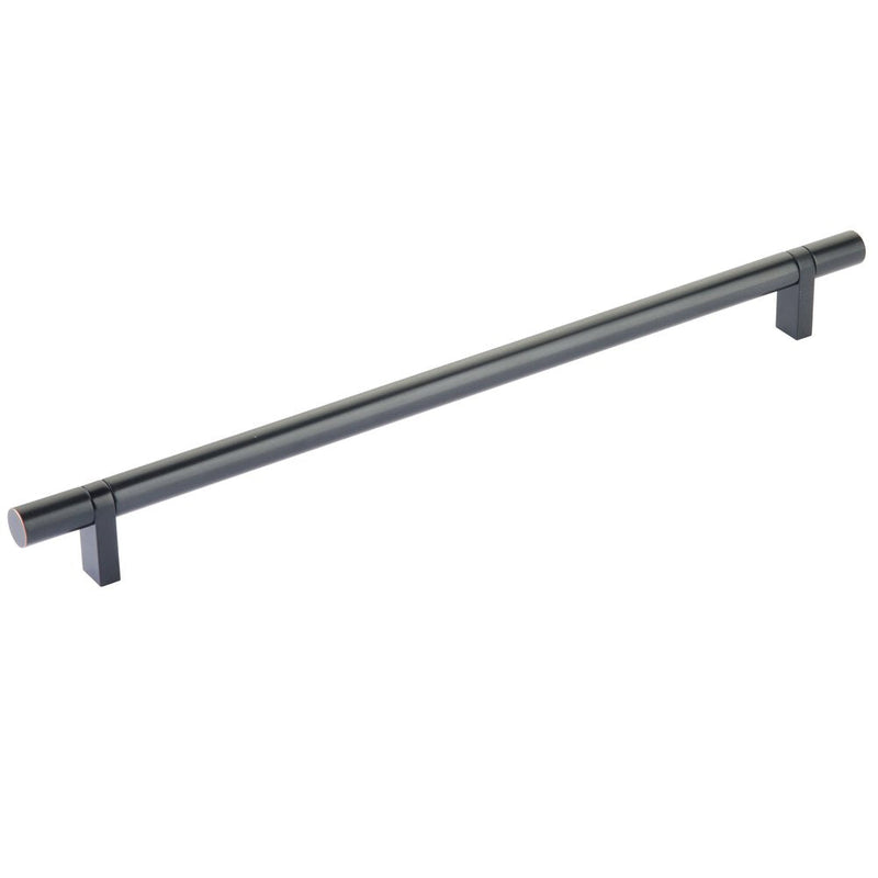 Emtek Select Smooth Cabinet Bar Pull, 12" C-to-C in Oil Rubbed Bronze finish