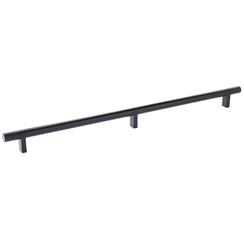 Emtek Select Smooth Cabinet Bar Pull, 16" C-to-C in Flat Black finish