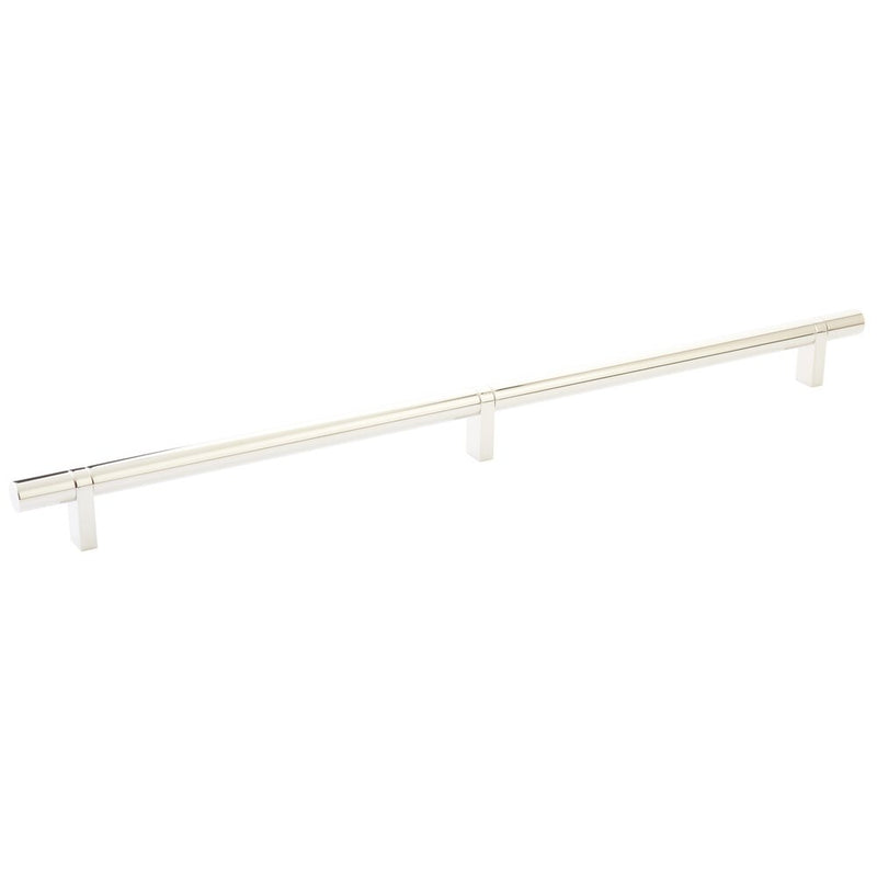 Emtek Select Smooth Cabinet Bar Pull, 16" C-to-C in Lifetime Polished Nickel finish