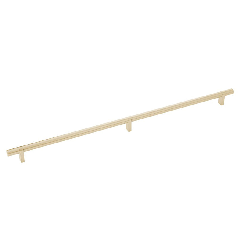 Emtek Select Smooth Cabinet Bar Pull, 20" C-to-C in Satin Brass finish