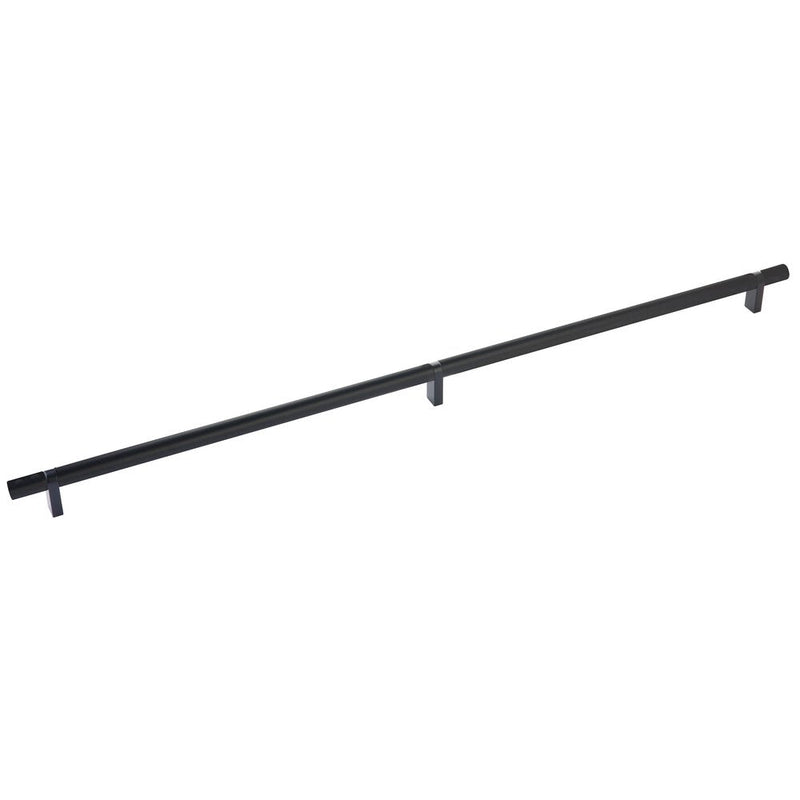 Emtek Select Smooth Cabinet Bar Pull, 24" C-to-C in Flat Black finish