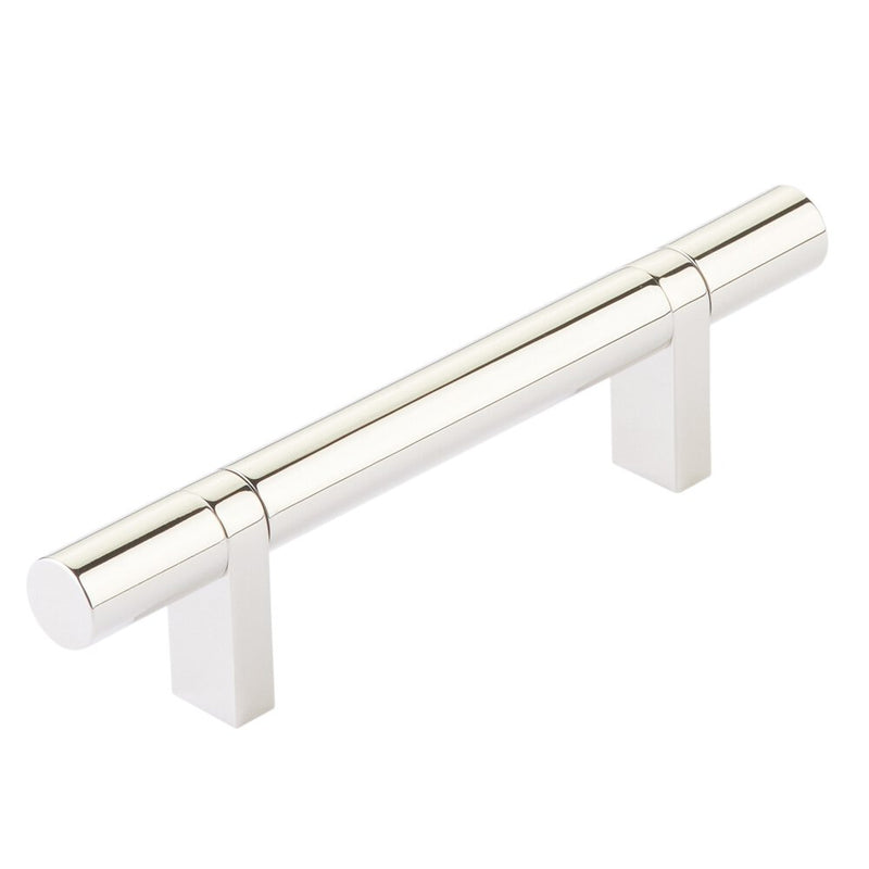 Emtek Select Smooth Cabinet Bar Pull, 3 1/2" C-to-C in Lifetime Polished Nickel finish