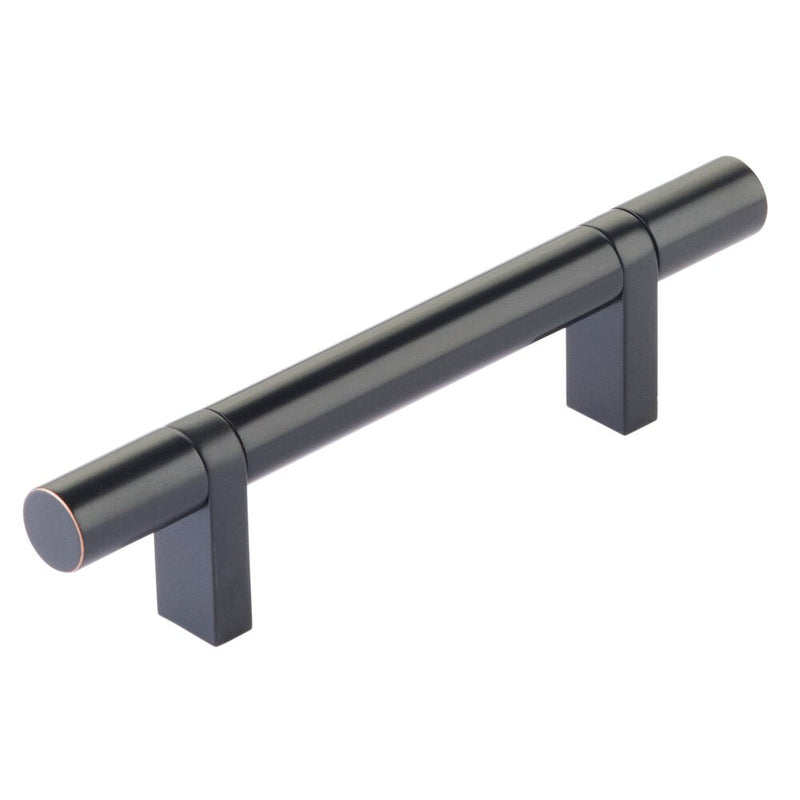 Emtek Select Smooth Cabinet Bar Pull, 3 1/2" C-to-C in Oil Rubbed Bronze finish