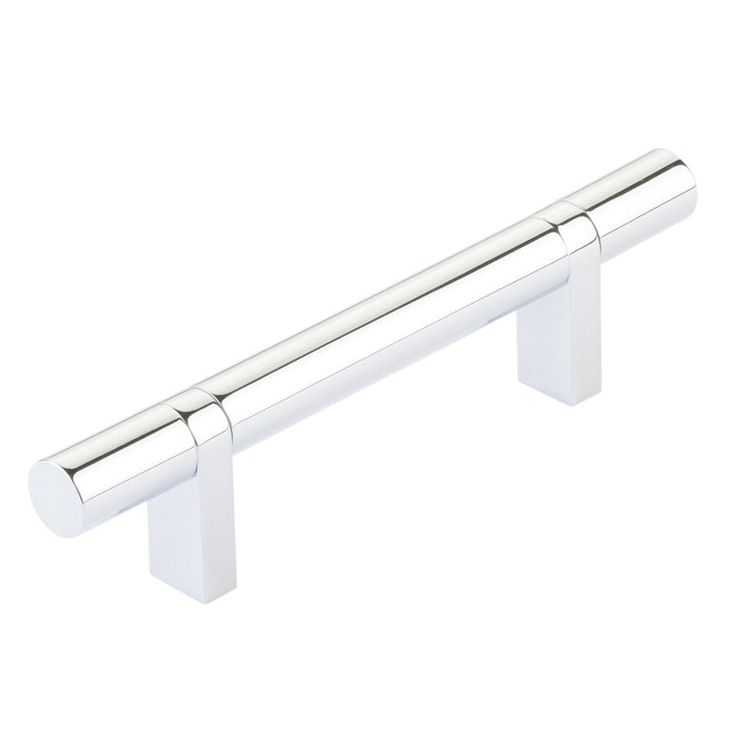 Emtek Select Smooth Cabinet Bar Pull, 3 1/2" C-to-C in Polished Chrome finish