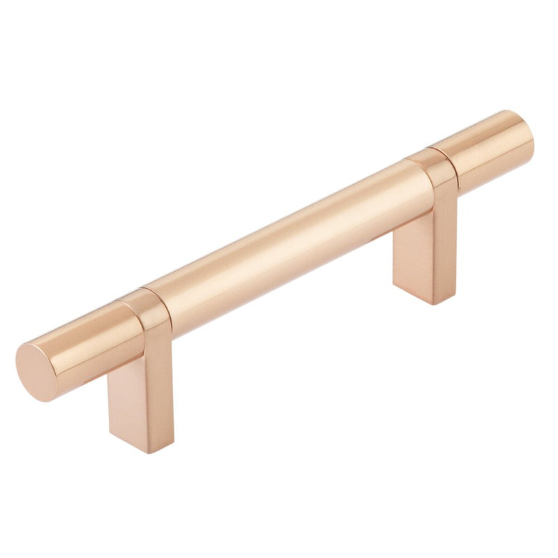 Emtek Select Smooth Cabinet Bar Pull, 3 1/2" C-to-C in Satin Copper finish