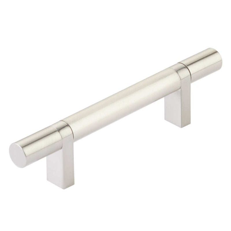 Emtek Select Smooth Cabinet Bar Pull, 3 1/2" C-to-C in Satin Nickel finish