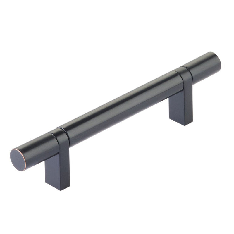 Emtek Select Smooth Cabinet Bar Pull, 4" C-to-C in Oil Rubbed Bronze finish