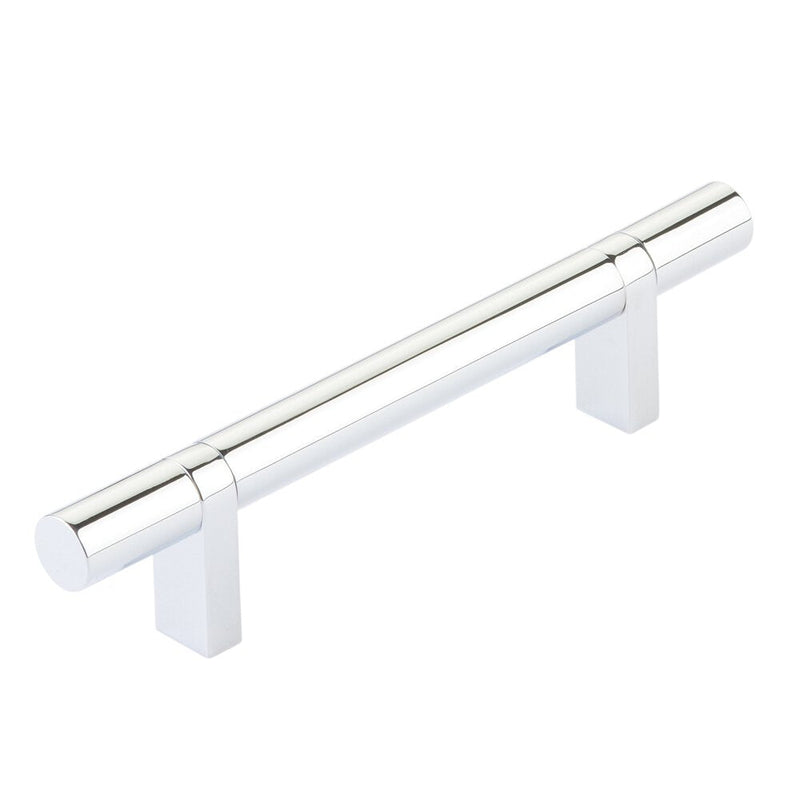 Emtek Select Smooth Cabinet Bar Pull, 4" C-to-C in Polished Chrome finish