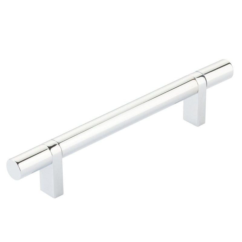 Emtek Select Smooth Cabinet Bar Pull, 5" C-to-C in Polished Chrome finish