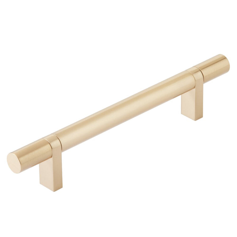 Emtek Select Smooth Cabinet Bar Pull, 5" C-to-C in Satin Brass finish