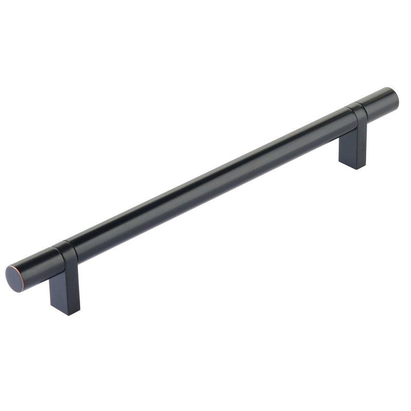 Emtek Select Smooth Cabinet Bar Pull, 8" C-to-C in Oil Rubbed Bronze finish