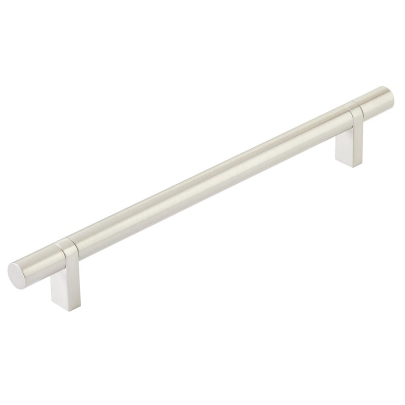 Emtek Select Smooth Cabinet Bar Pull, 8" C-to-C in Satin Nickel finish