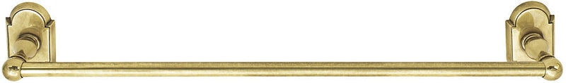 Emtek Traditional Brass Towel Bar (30" Wide) With