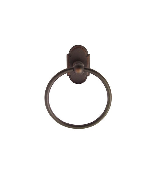 Emtek Traditional Brass Towel Ring (6 7/8" Overall) With