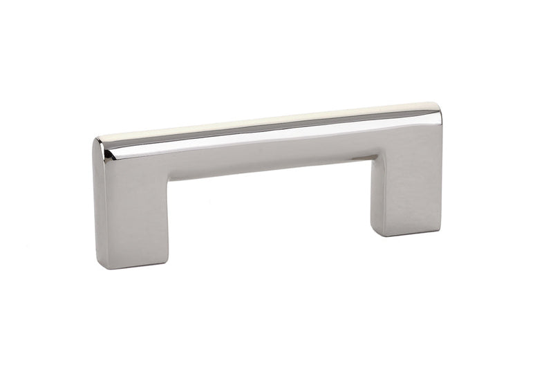 Emtek Trail Cabinet Pull, 3" Center to Center in Lifetime Polished Nickel finish