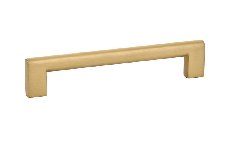 Emtek Trail Cabinet Pull, 6" Center to Center in Satin Brass finish