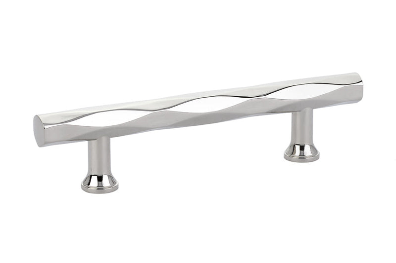 Emtek Tribeca Cabinet Pull, 3 1/2" Center to Center in Lifetime Polished Nickel finish