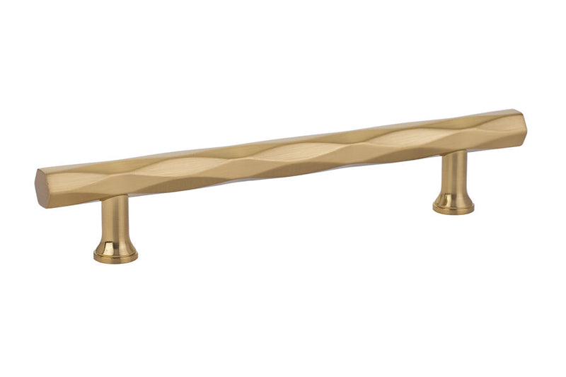 Emtek Tribeca Cabinet Pull, 5" Center to Center in Satin Brass finish