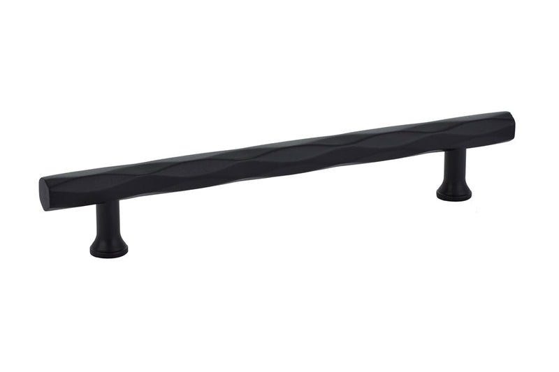 Emtek Tribeca Cabinet Pull, 6" Center to Center in Flat Black finish