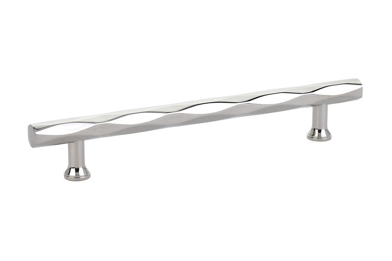 Emtek Tribeca Cabinet Pull, 6" Center to Center in Lifetime Polished Nickel finish