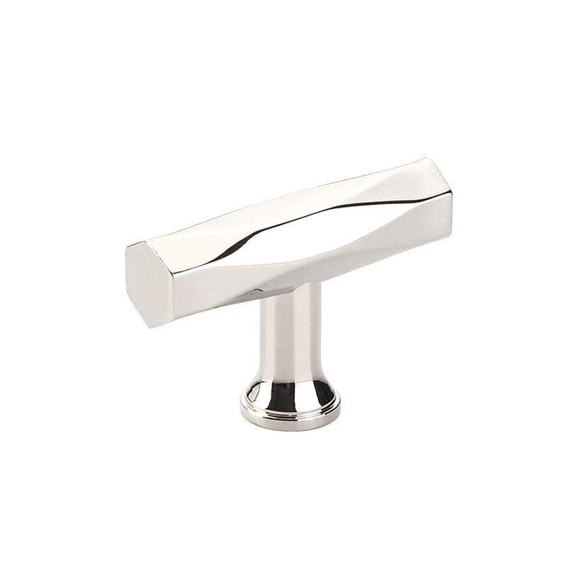 Emtek Tribeca T-Knob 2" in Lifetime Polished Nickel finish