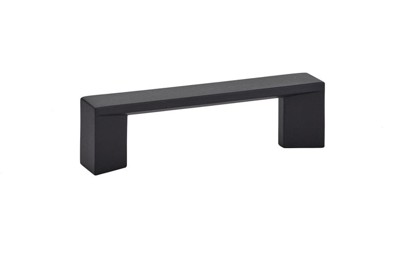 Emtek Trinity Cabinet Pull, 3" Center to Center in Flat Black finish