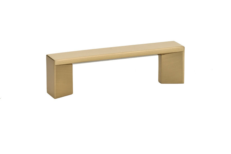 Emtek Trinity Cabinet Pull, 3" Center to Center in Satin Brass finish