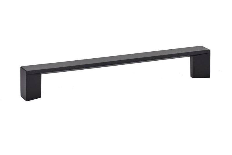 Emtek Trinity Cabinet Pull, 6" Center to Center in Flat Black finish