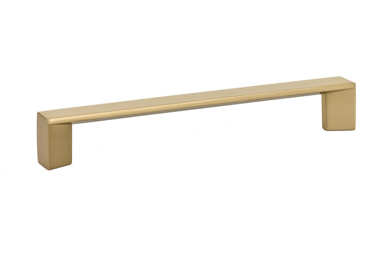 Emtek Trinity Cabinet Pull, 6" Center to Center in Satin Brass finish