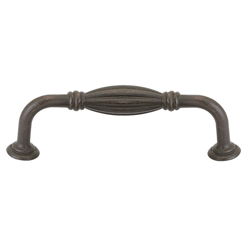 Emtek Tuscany Bronze Fluted Cabinet Pull, 10" Center to Center in Medium Bronze Patina finish