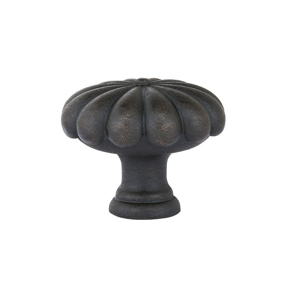 Emtek Tuscany Bronze Fluted Round Cabinet Knob, 1 3/4" in Medium Bronze Patina finish