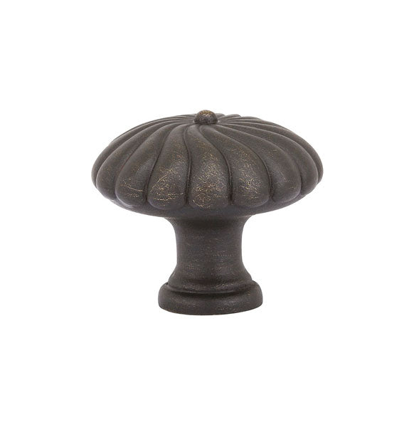 Emtek Tuscany Bronze Twist Round Cabinet Knob, 1 3/4" in Medium Bronze Patina finish