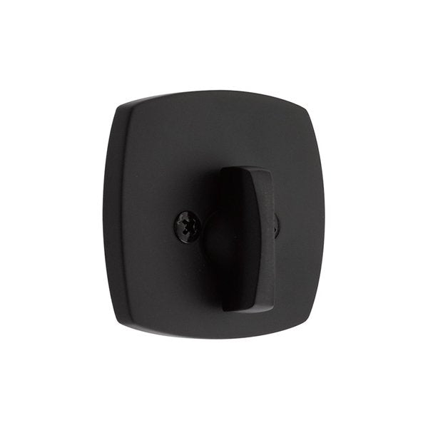 Emtek Urban Modern Deadbolt, Single Sided in Flat Black finish